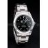 Rolex Swiss Explorer Stainless Steel Bezel Black Dial 42002