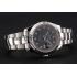 Swiss Rolex Datejust Black Dial Dimond Hour Marks Stainless Steel Case And Bracelet