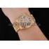 Cheap Swiss Rolex Day Date Yellow Gold Full Diamond Pave