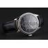 Swiss Rolex Cellini Black Dial Stainless Steel Case Black Leather Strap Replica