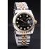 Rolex Datejust Black Dial Diamonds Ribbed Bezel 7453