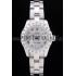 Rolex Datejust Polished Silver Diamonds Bezel Silver Dial 7474