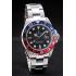 Rolex GMT Master II Blue Rose Red Bezel Black Dial Tachymeter