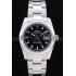 Replica Rolex Datejust Polished Silver Bezel Black Dial 7467