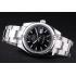 Replica Rolex Datejust Polished Silver Bezel Black Dial 7467