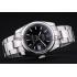 Replica Rolex Datejust Polished Silver Bezel Black Dial 7467