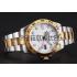 Swiss Rolex Explorer II White Dial Gold Bezel Two Tone Bracelet 1453753