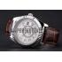 Rolex Sky Dweller White Dial Stainless Steel Case Brown Leather Strap Replica