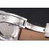 Rolex Sky Dweller White Dial Stainless Steel Case Brown Leather Strap Replica