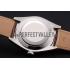 Rolex Sky Dweller White Dial Stainless Steel Case Brown Leather Strap Replica