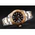 Rolex GMT Master II Gold Colored Ceramic Bezel Brown Dial Tachymeter