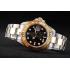 Rolex GMT Master II Gold Colored Ceramic Bezel Brown Dial Tachymeter