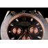 Rolex Daytona Rose Gold Case Black Dial Black Leather Strap