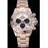 Cheap Rolex Cosmograph Daytona White with Black Subdials Gold Bracelet  622548