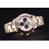 Cheap Rolex Cosmograph Daytona White with Black Subdials Gold Bracelet  622548