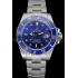 Rolex Submariner Stainless Steel Case Blue Dial Diamond Markers Stainless Steel Bracelet   622638