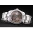 Rolex Datejust Polished Stainless Steel Brown Flowers Dial Diamond Plated