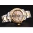 Swiss Rolex Yacht-Master Champagne Dial Gold Bezel Stainless Steel Case Two Tone Bracelet Replica