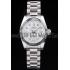 Rolex Datejust Polished Stainless Steel Silver Dial