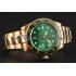 Swiss Rolex GMT Master II Green Dial And Bezel Gold Case And Bracelet 1453750