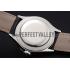 Cheap Swiss Rolex Cellini Time Silver Case White Dial Black Leather Bracelet   622653