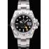 Rolex Swiss Explorer Stainless Steel Bezel Black Dial Tachymeter