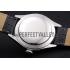 Rolex Cellini Black Dial Stainless Steel Case Black Leather Bracelet  622724