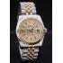 Rolex Datejust Gold Dial Ribbed Bezel 7450