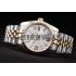 Replica Rolex DateJust Two Tone Stainless Steel 18k Gold Plated Silver Dial 98084