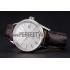 Swiss Tag Heuer Carrera Calibre 5 Silver Dial Stainless Steel Case Brown Leather Strap Replica