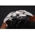 Tag Heuer Carrera SpaceX Silver Bezel with Black Dial and Light Brown Leather Strap tag265  621536