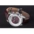 Replica Tag Heuer Carrera Mikrograph Limited Edition Brown Leather Strap 7916