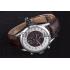 Replica Tag Heuer Carrera Mikrograph Limited Edition Brown Leather Strap 7916